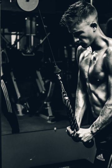 Men at the gym