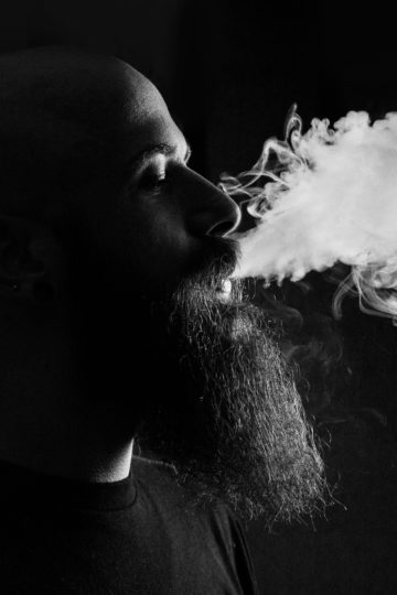 Men smoking