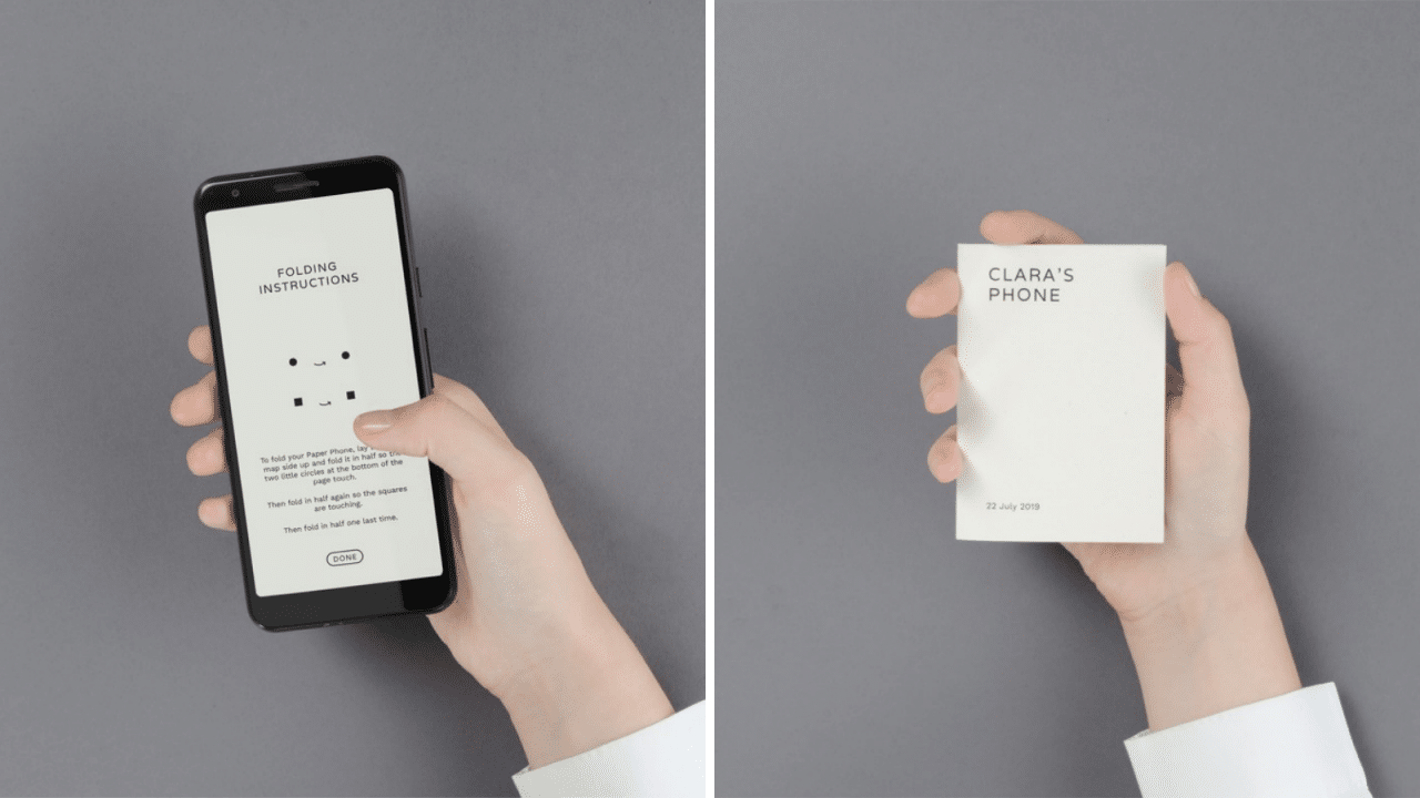 Google Paper phone app